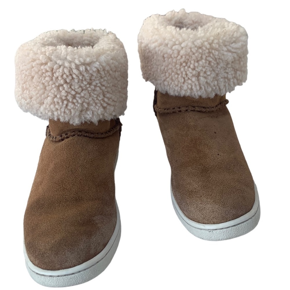 UGG Mika Classic Genuine Shearling Sneaker Boot in Chestnut 6.5